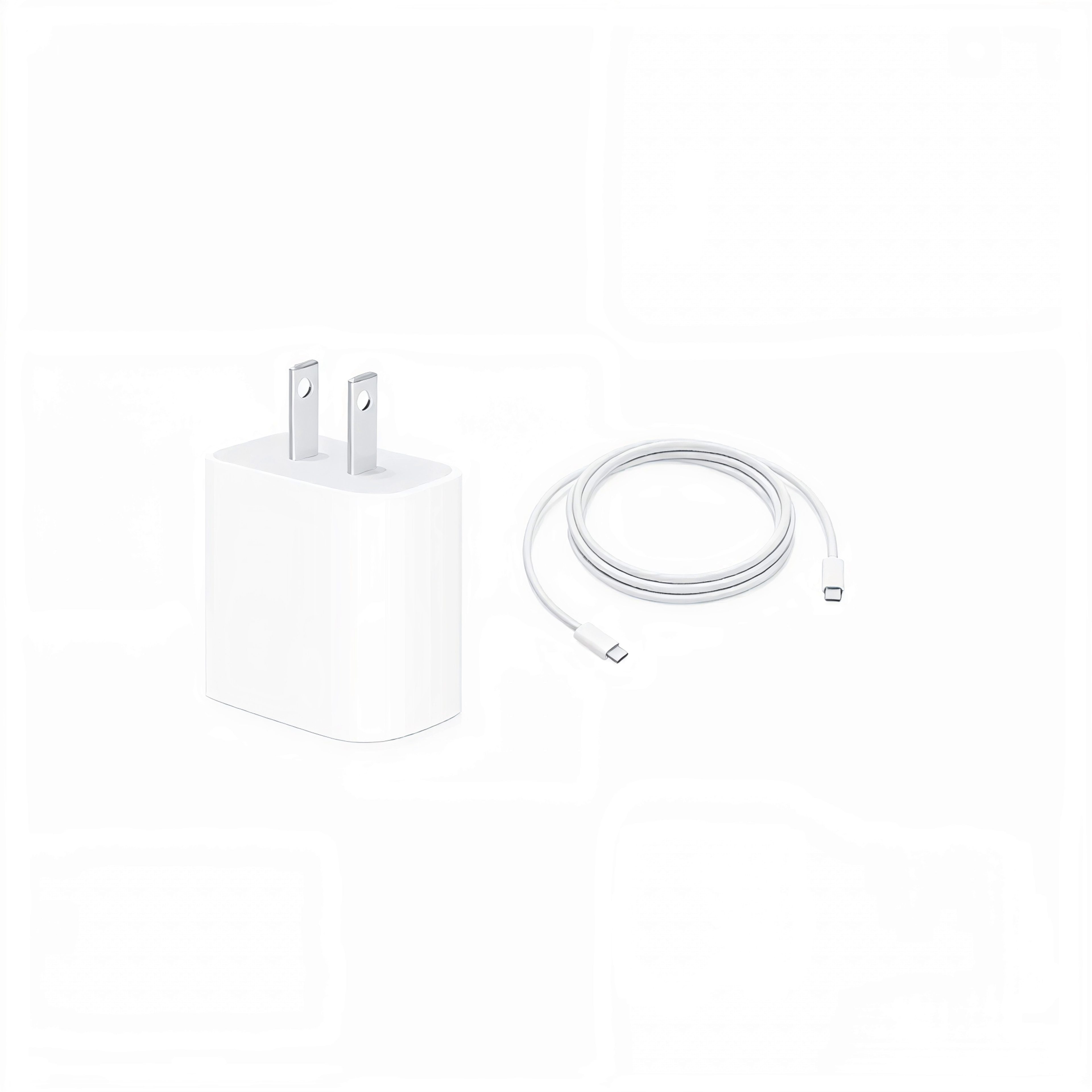 Adaptador Iphone + Cable tipo c - Carga rápida 25w
