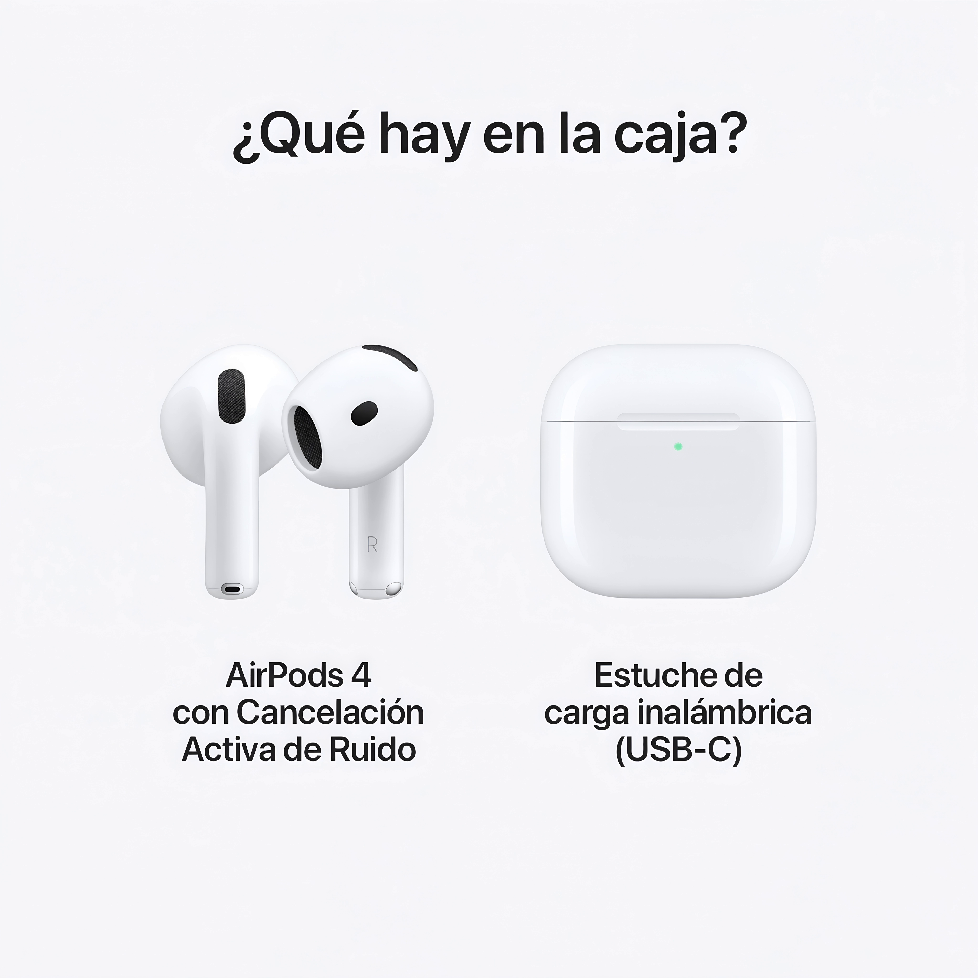 AirPods 4 Originales con Cancelación Activa de Ruido